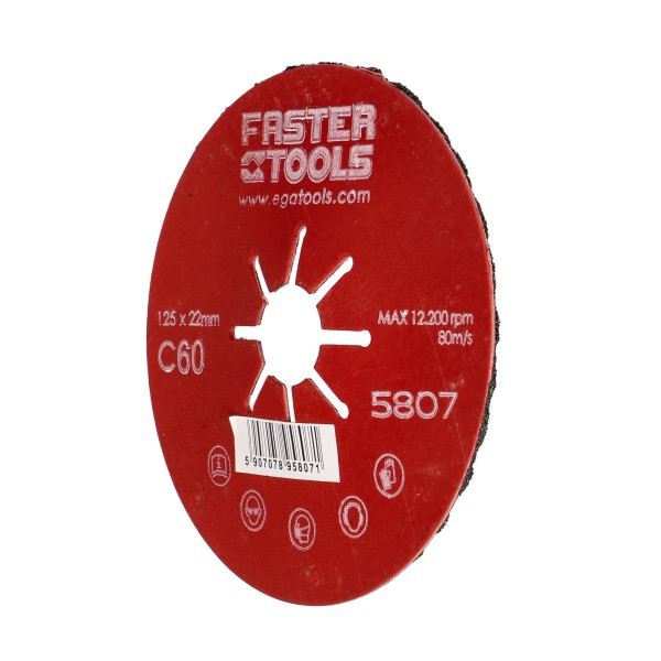 Diskas šlifavimo Ø125mm P60                                                                         